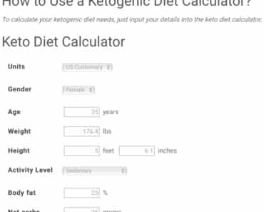 Keto Diet Calculator