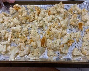 Roasted Cauliflower Recipe and Diabetic Meal Planning