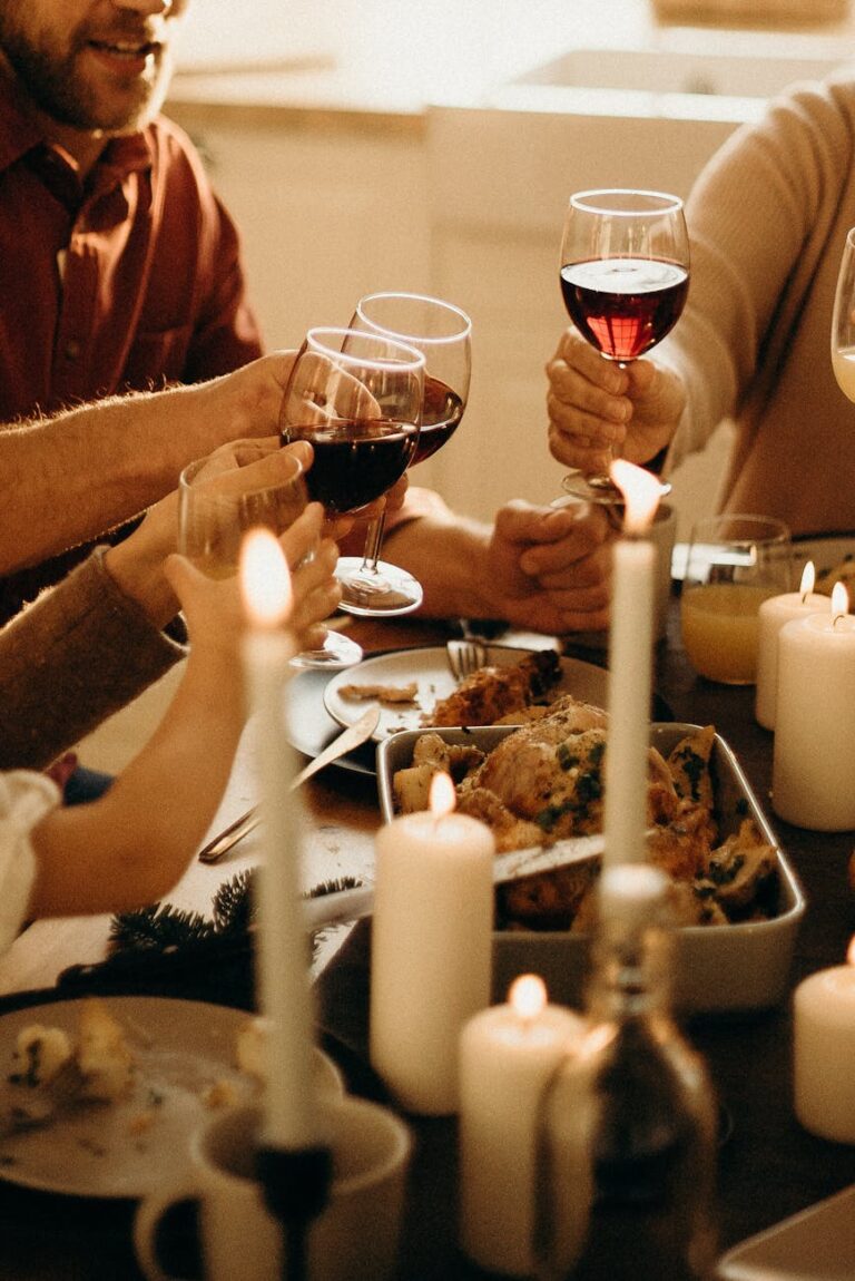 Grey thanksgiving tablecloth