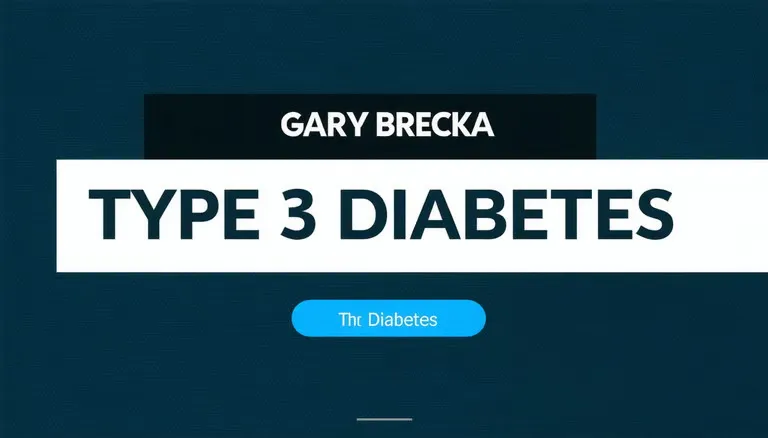 How Gary Brecka Tackles Type 3 Diabetes with Smart Choices