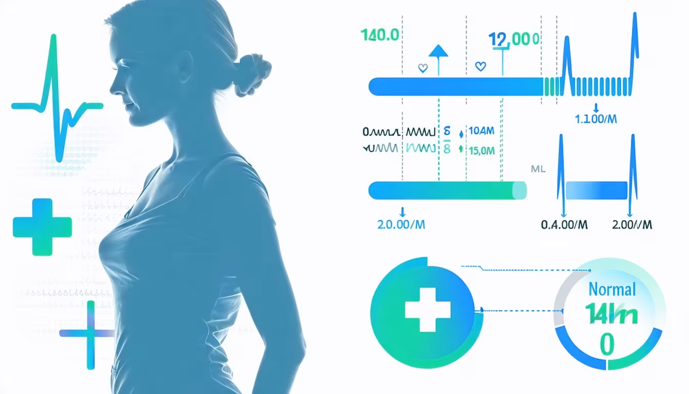 What is a normal insulin level for a woman
