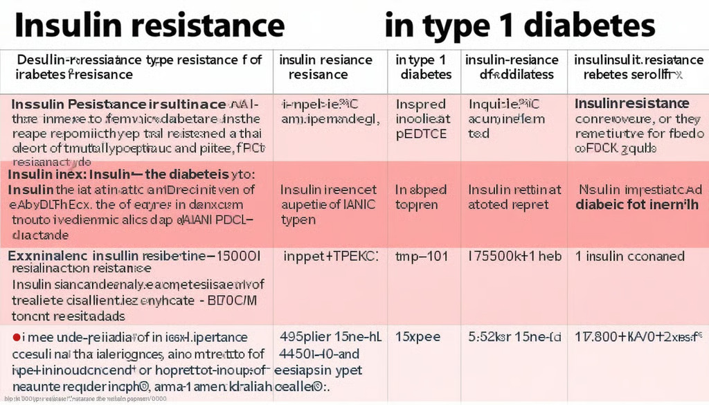 Insulin Resistance in Type 1 Diabetes