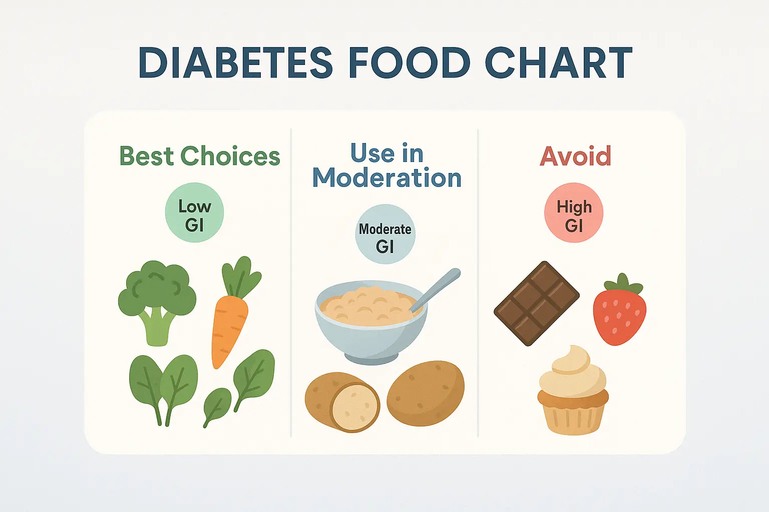 Diabetes Food Chart