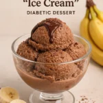 Banana Chocolate Ice Cream - Diabetic Dessert