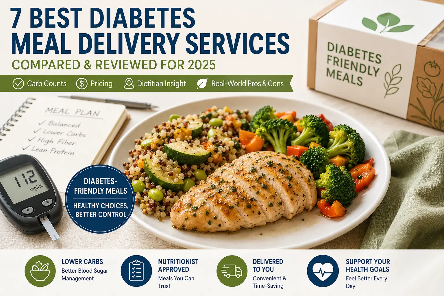 7 Best Diabetes Meal Delivery Services for 2026 (Honest Review)