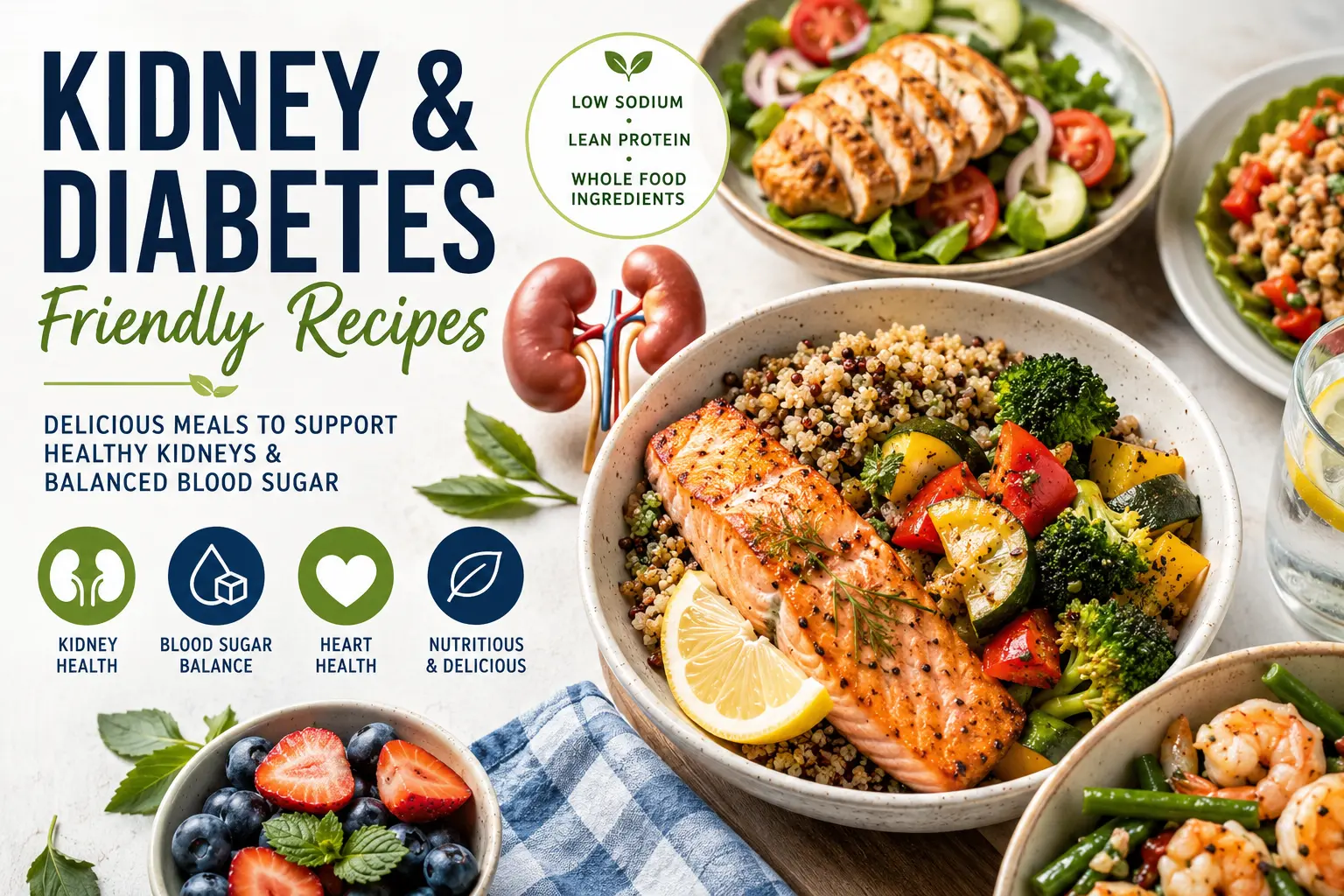 7 Kidney and Diabetes Friendly Recipes That Support Healthy Kidneys