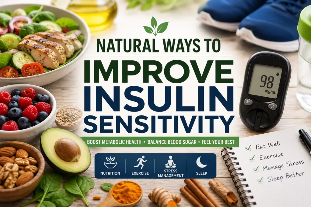 How to Improve Insulin Sensitivity Naturally | Diet, Exercise & Sleep