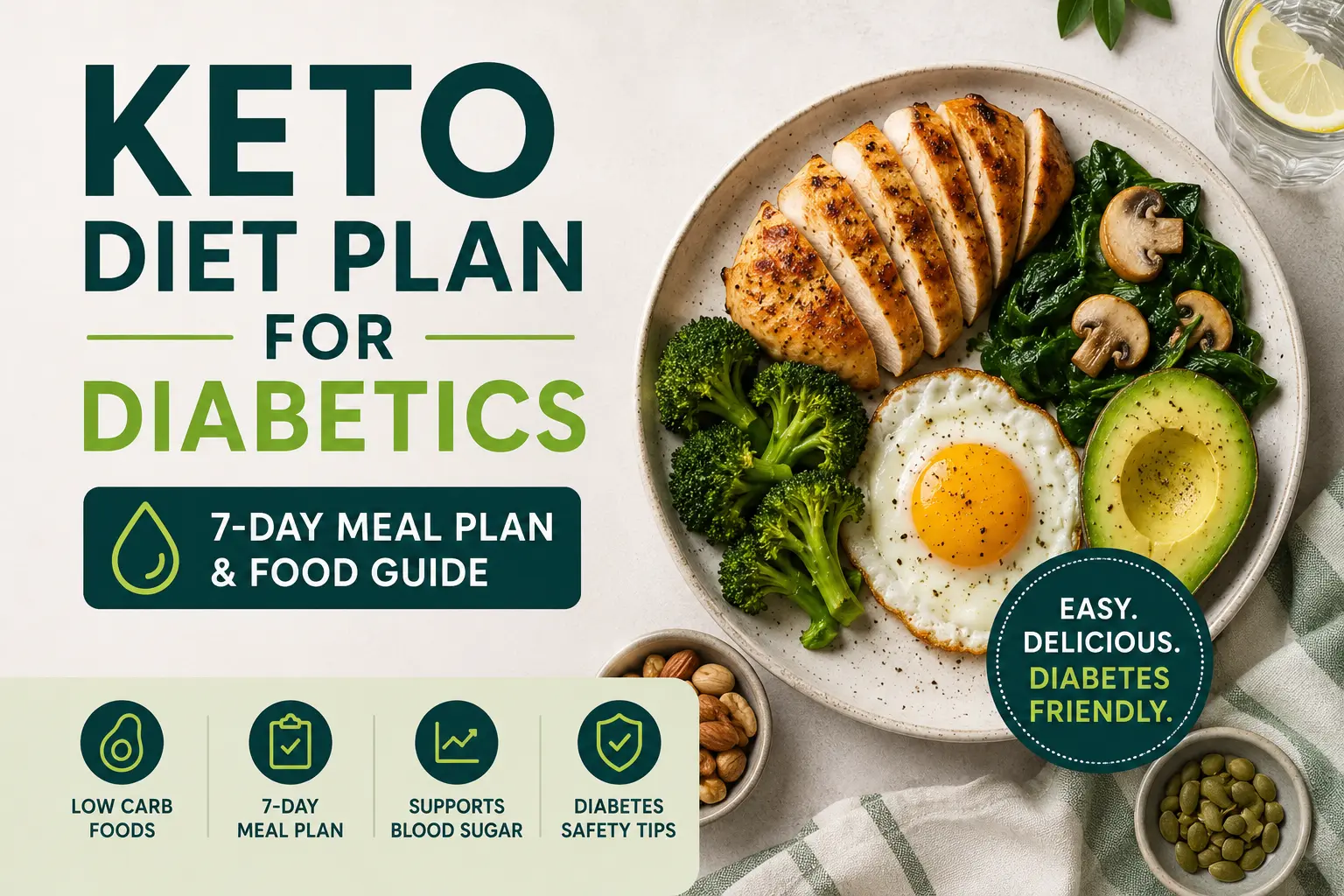 Keto Diet Plan for Diabetics - 7-Day Meal Plan & Food Guide