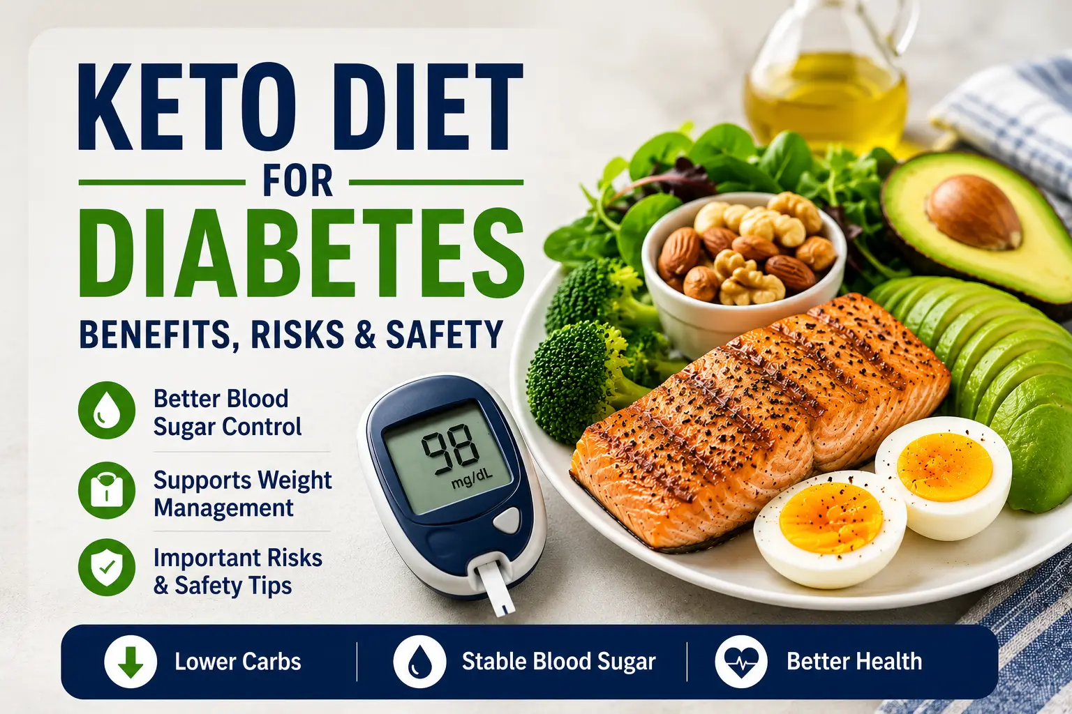 Keto Diet for Diabetes - Benefits, Risks & Safety