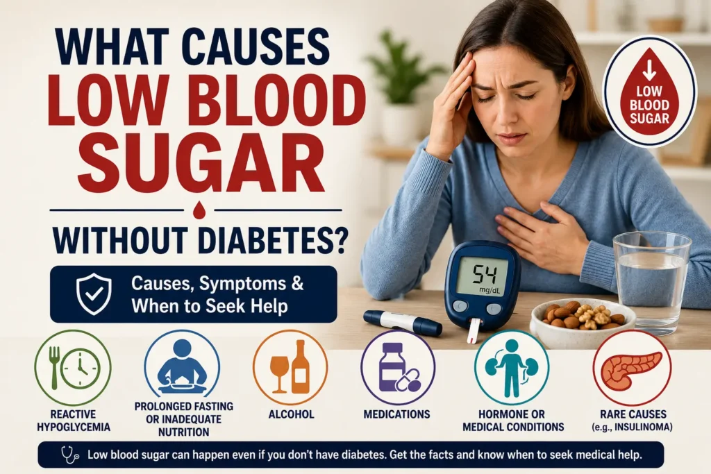 What Causes Low Blood Sugar Without Diabetes?