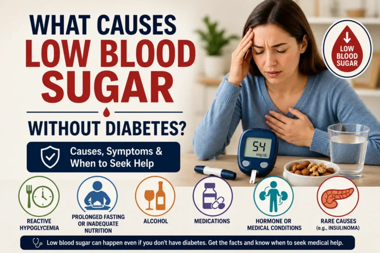 What Causes Low Blood Sugar Without Diabetes?