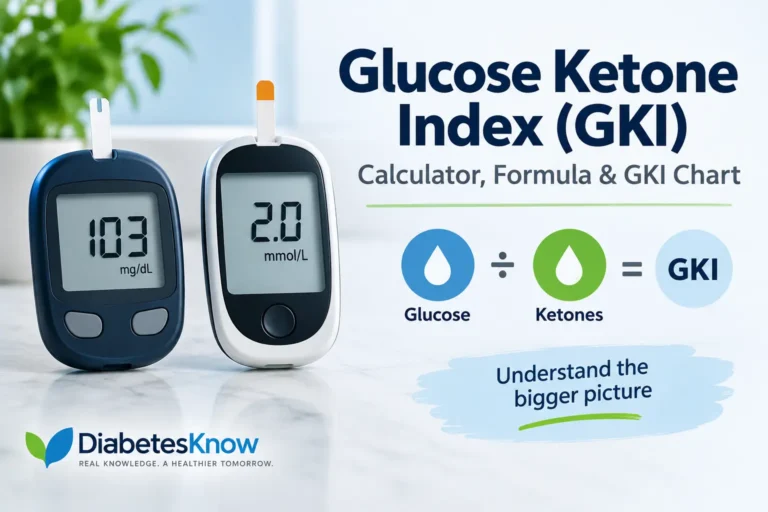 Glucose Ketone Index (GKI): Calculator, Formula & GKI Chart